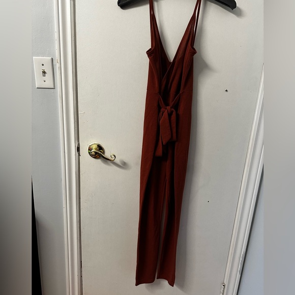 SHEIN Front Tied One Piece Jumpsuit - Picture 5 of 7